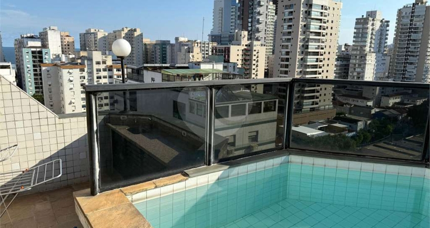 Cobertura com 1 quarto à venda na Avenida Doutor Bernardino de Campos, Pompéia, Santos