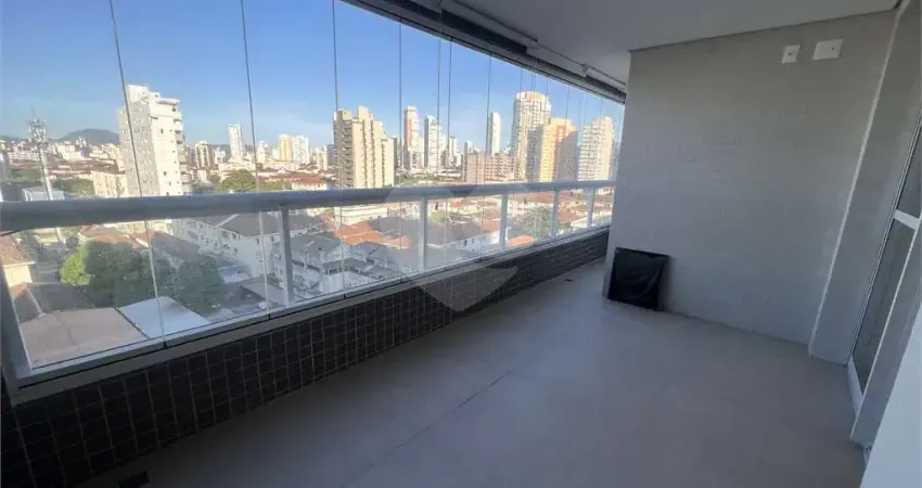 Apartamento com 2 quartos para alugar no Boqueirão, Santos 