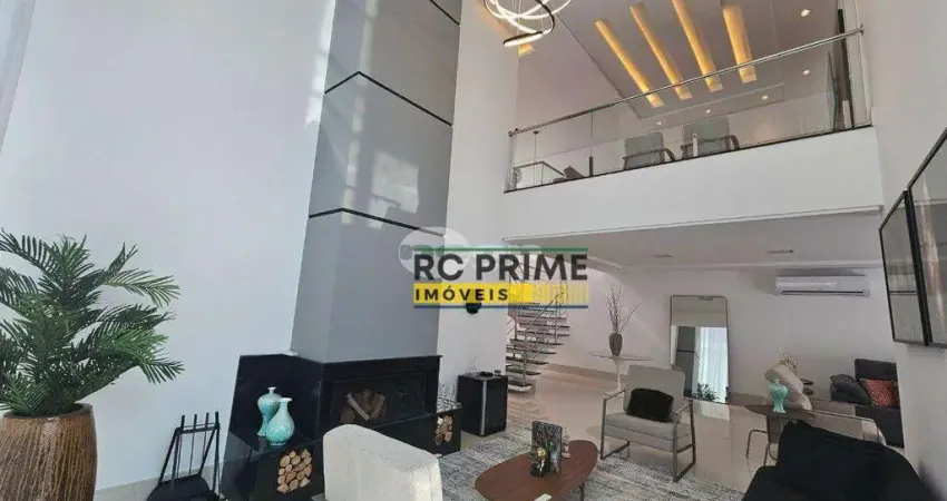 Sobrado alto padrão totalmente mobiliado com 4 suítes e 7 vagas de garagem, no condomínio swiss park em são bernardo do campo