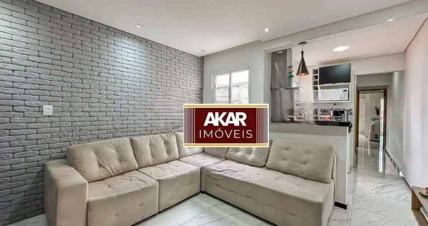 Cobertura com 2 dormitórios à venda, 110 m² por R$ 583.000,00 - Vila Scarpelli - Santo André/SP