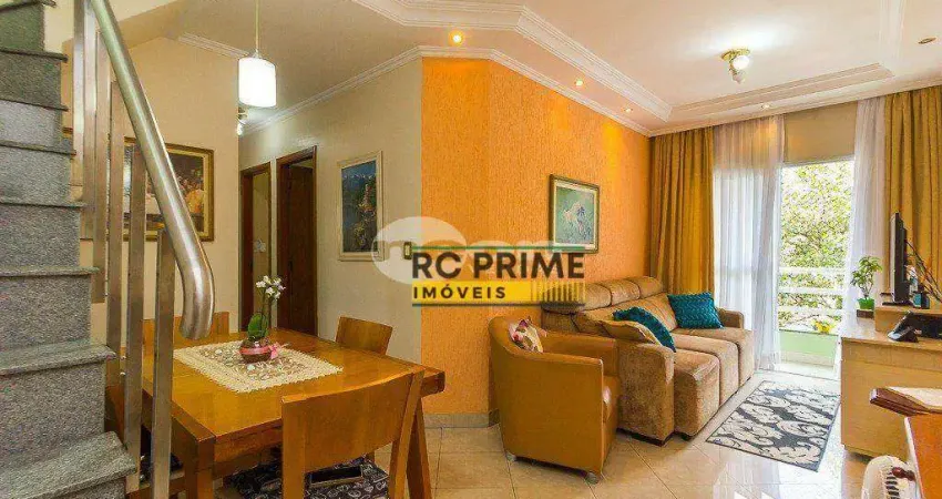 Cobertura à venda, 140 m² por r$ 690.000,00 - rudge ramos - são bernardo do campo/sp