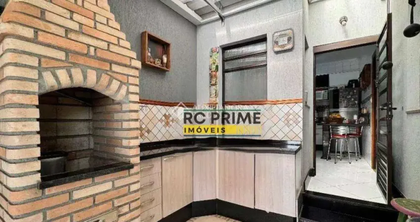 Casa com 3 dormitórios à venda, 138 m² por r$ 999.000,00 - vila camilópolis - santo andré/sp