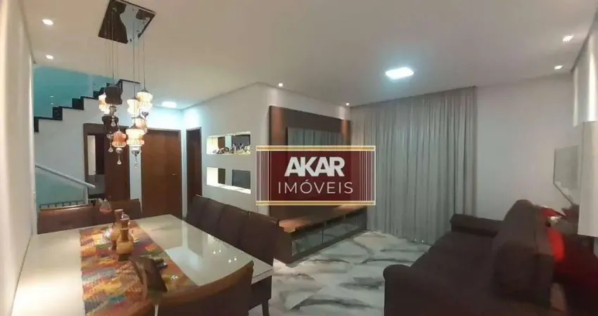 Cobertura com 2 dormitórios à venda, 176 m² por r$ 800.000,00 - vila gonçalves - são bernardo do campo/sp