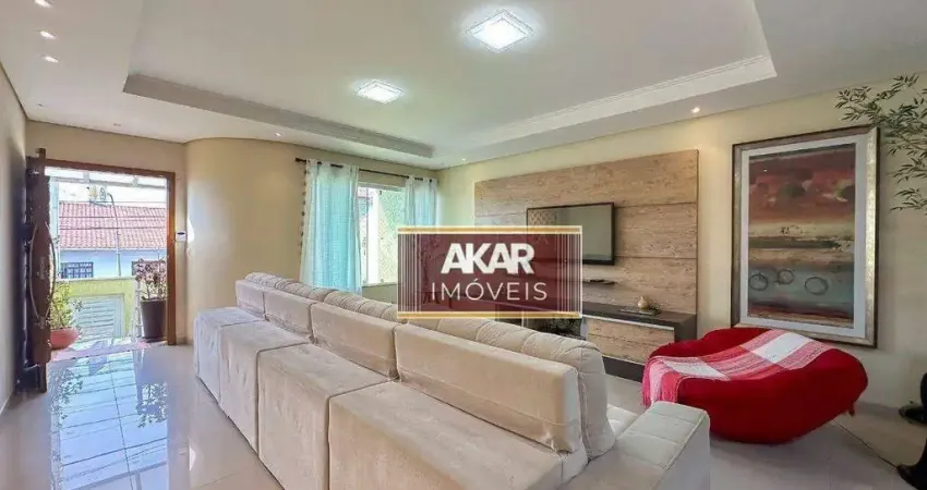 Sobrado com 3 dormitórios à venda, 217 m² por r$ 1.099.000,00 - vila scarpelli - santo andré/sp