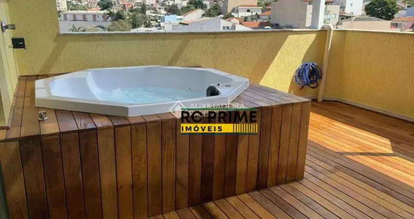 Cobertura com 2 dormitórios à venda, 120 m² por r$ 818.000,00 - campestre - santo andré/sp