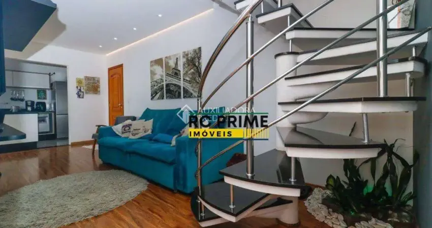 Apartamento duplex com 2 dormitórios à venda, 160 m² por r$ 1.100.000,00 - santa paula - são caetano do sul/sp