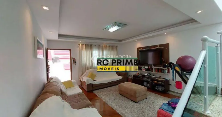 Sobrado com 3 dormitórios à venda, 168 m² por r$ 780.000,00 - vila floresta - santo andré/sp