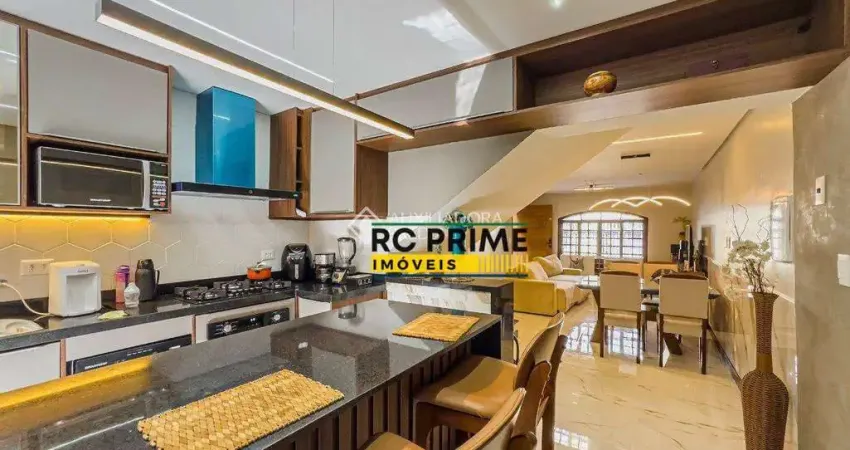 Sobrado com 3 dormitórios à venda, 179 m² por r$ 1.150.000,00 - vila scarpelli - santo andré/sp