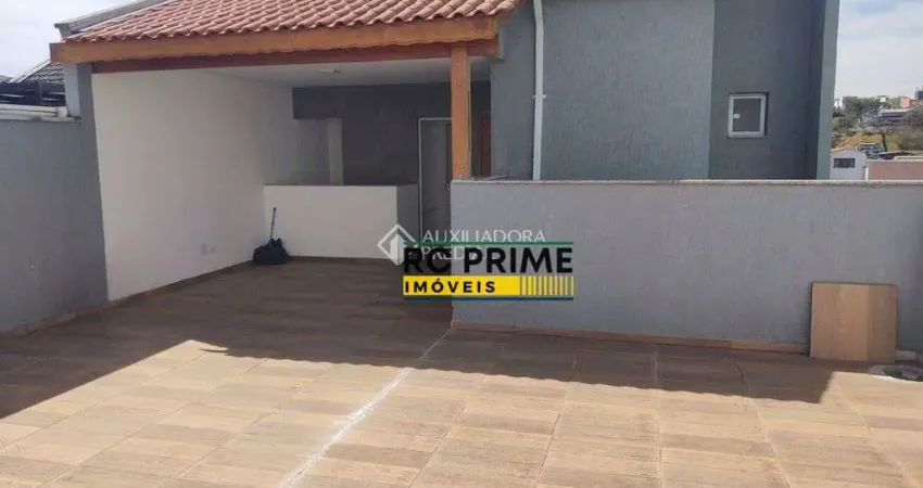 Cobertura com 3 dormitórios à venda, 210 m² por r$ 780.000 - vila pires - santo andré/sp