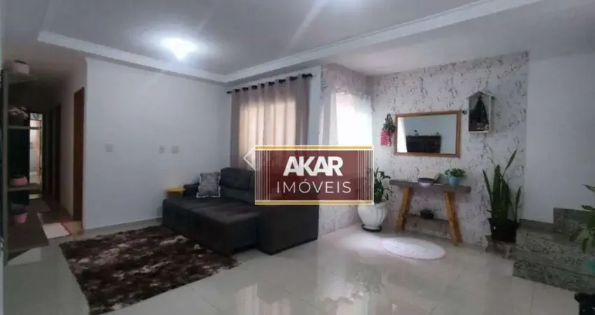 Cobertura com 3 dormitórios à venda, 135 m² por r$ 615.000 - vila pires - santo andré/sp