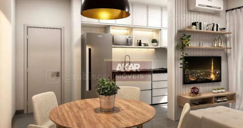 Apartamento novo nunca habitado, 2 dormitórios, sendo 1 suíte com sacada - 01 vaga - paulicéia - sbcampo