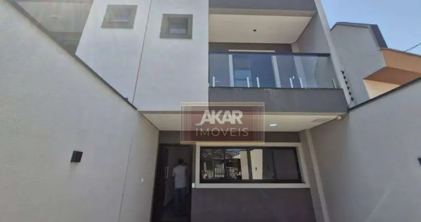 Sobrado com 3 dormitórios à venda, 130 m² por r$ 850.000,00 - vila alzira - santo andré/sp