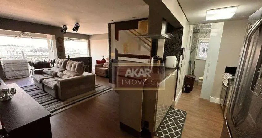 Apartamento com 3 quartos e 77m² à venda em campestre, santo andré.