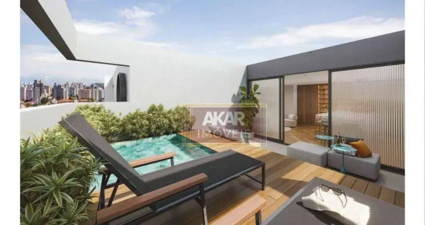 Apartamento com 3 quartos e 128m², em construção, à venda em jardim, santo andré.