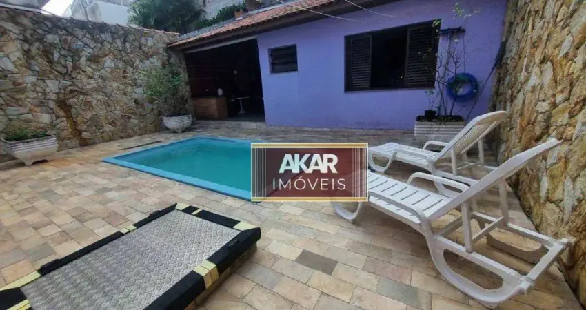 Lindo sobrado com piscina e churrasqueira em ótima localização no bairro independência,-sbc