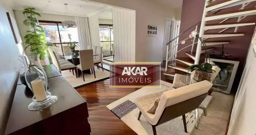 Cobertura com 3 dormitórios à venda, 269 m² por r$ 1.790.000,00 - chácara inglesa - são bernardo do campo/sp