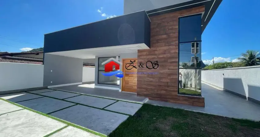 Casa espetacular de trés quartos, coladinho da rua um em itaipuaçu.