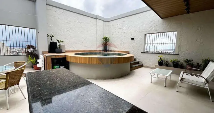 Ed. Luiz Porciúncula, Apto. Duplex, Cobertura com Piscina Privativa, com 4/4, sendo 2 suítes e 2 vagas de garagem, PET, Batista Campos