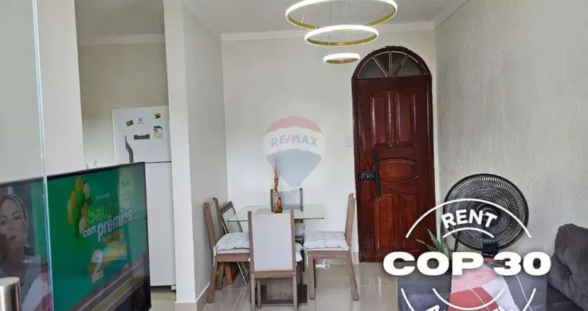 Aluguel cop30 - apartamento no condomínio residencial margarida ferreira - 2 quartos (4 pessoas)