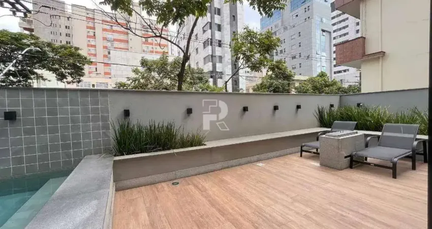 Apartamento com área privativa à venda no Santo Agostinho – 2 quartos, 2 suítes, 2 vagas – 110 m²