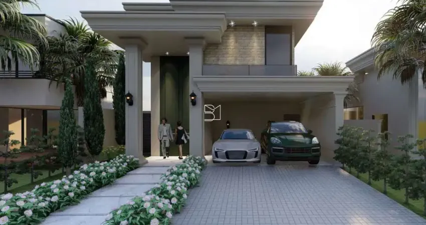 Sobrado neoclássico florais do parque, 3 suítes 1 closet, hall de entrada lavabo