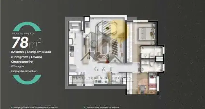 Apartamento com 2 quartos à venda na Avenida Lucianinho Melli, Vila Osasco, Osasco