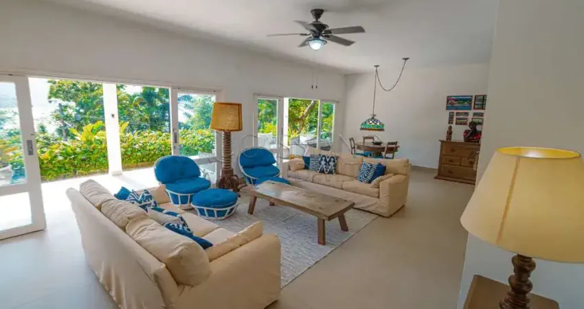 Casa à venda de 353m² | 05 dormitórios, sendo suíte e 05 vagas de garagem | saco da ribeira - ubatuba |