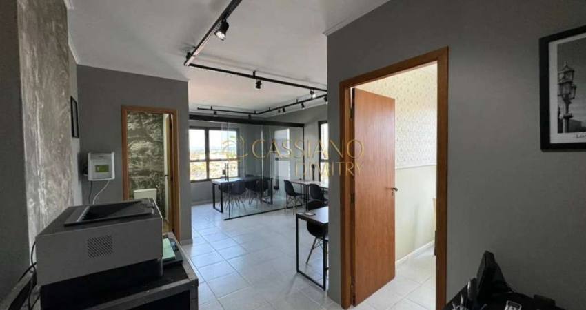 Sala comercial mobiliada à venda de 38m² | 01 banheiro e 01 vaga de garagem privativa | Edifício Sky Espaço Empresarial - Centro | São José dos Campos |