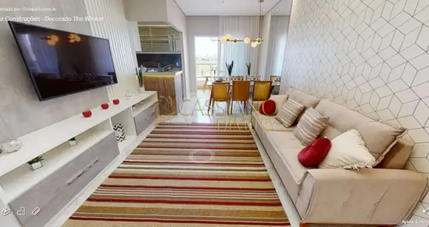 Apartamento à venda de 84,22m² | 03 dormitórios, sendo 01 suíte e 01 vaga de garagem | edifício the winner - loteamento vila branca | jacareí |