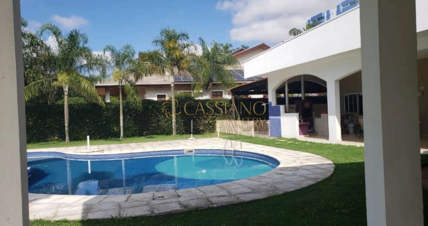 Casa térrea à venda de 409m² | 04 dormitórios, sendo todos suítes e 06 vagas de garagem | Condomínio Quinta das Flores - Bosque dos Eucaliptos | São José dos Campos |