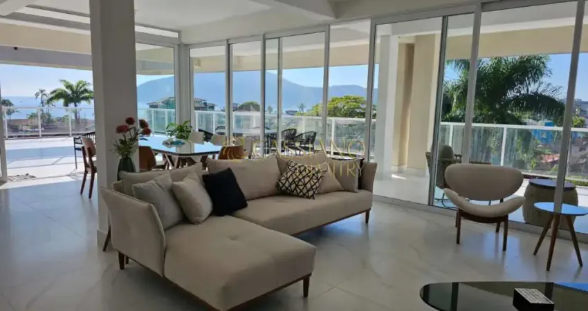 Cobertura à venda de 300m²| 03 dormitórios, sendo suítes e 03 vagas de garagem | edifício quintas do itaguá - barra da lagoa | ubatuba |