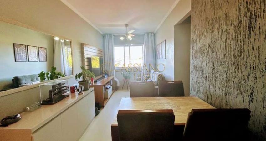 Apartamento à venda de 64 m² | 03 dormitórios, sendo 01 suite e 02 vagas de garagem | Edifício Maria Dalva - Jardim Satélite | São José dos Campos |