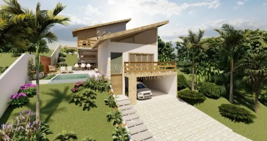 Casa em Construção à Venda de 229,38m² | 03 dormitórios sendo 01 suíte e 04 vagas de garagem  - Condomínio Verana