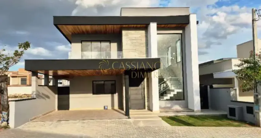 Casa à venda de 256,78m² | 04 dormitórios, sendo suítes e 02 vagas de garagem | Condomínio Reserva Rudá - Loteamento Floresta | São José dos Campos |