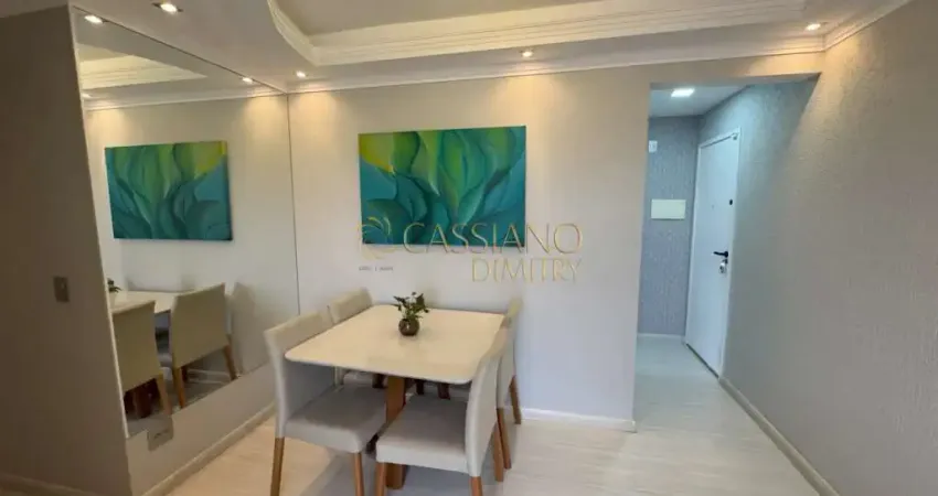 Apartamento à venda de 55m² | 02 dormitórios, sendo 01 suíte e 01 vaga de garagem | Edifício Cittá di Roma - Jardim Augusta | São José dos Campos |