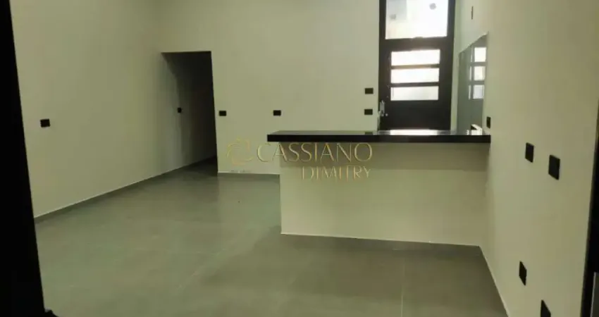 Casa nova térrea à venda de 100m² | 03 dormitórios, sendo 01 suíte e 02 vagas de garagem | jardim das indústrias | são josé dos campos |