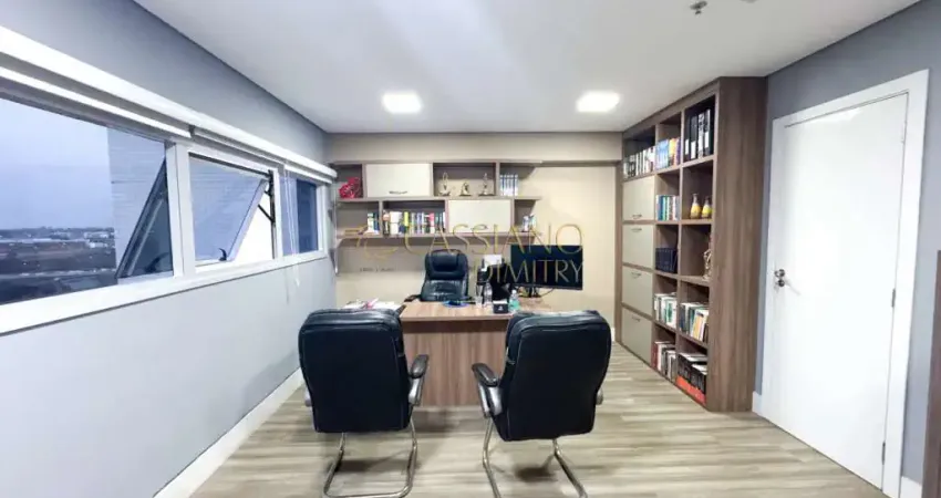 Sala comercial para locação de 33,45m² | 01 banheiro e 01 vaga de garagem | edifício centro empresarial aquárius by helbor - jardim aquarius | são josé dos campos |