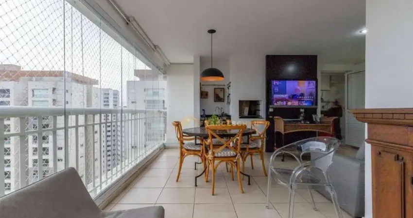 Apartamento com 3 dormitórios à venda, 125 m² por r$ 1.500.000,00 - parque residencial aquarius - são josé dos campos/sp