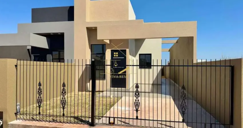 Casa à venda em marechal c. rondon, próximo ao hospital unimed | 1 suíte + 1 quarto | 66m²