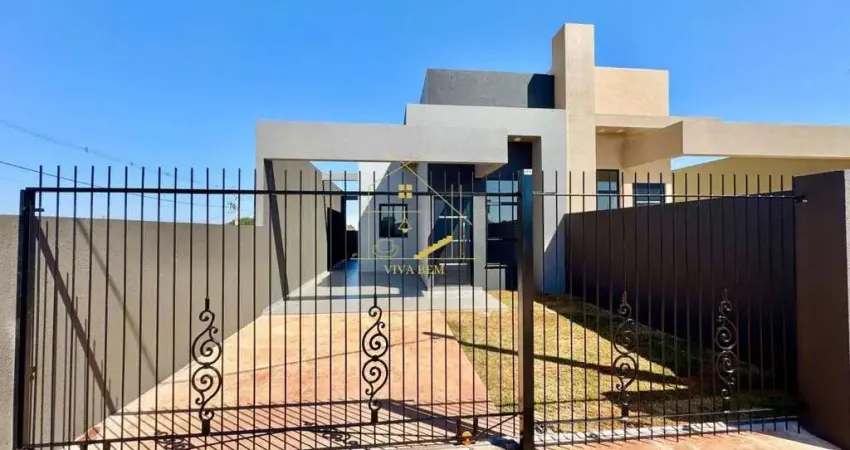 Casa à venda em marechal c. rondon, próximo ao hospital unimed | 1 suíte + 1 quarto | 66m²