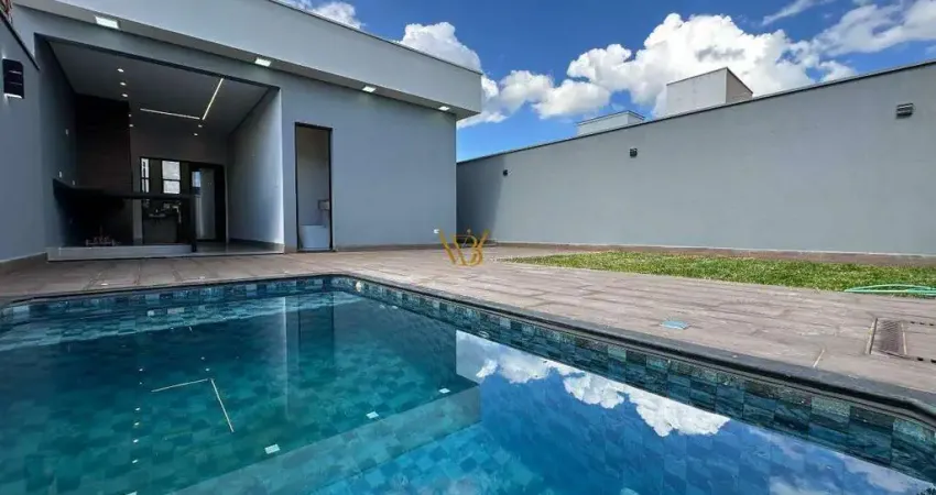 Casa nova, recém construída, térrea, em condomínio no bairro campestre em piracicaba -sp.