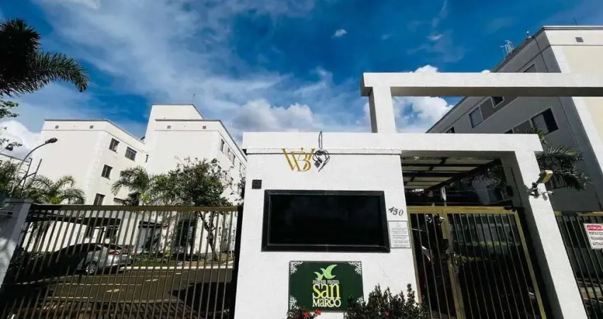 Apartamento para locação, 2 quartos, 1 vaga, no condomínio piazza san marco