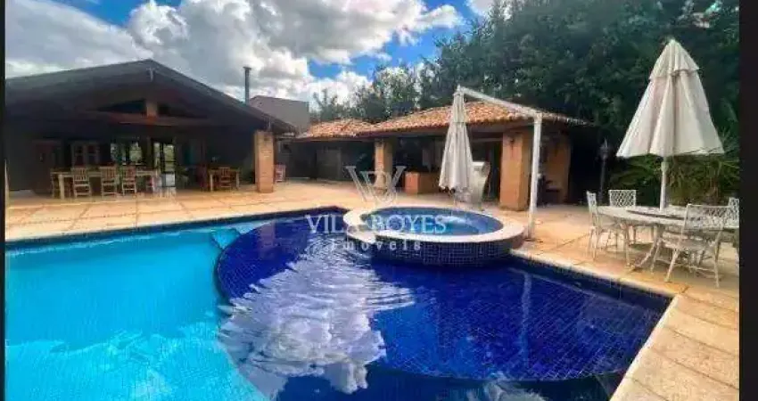 Maravilhosa chacara para locação, completa de lazer, em condomínio fechado