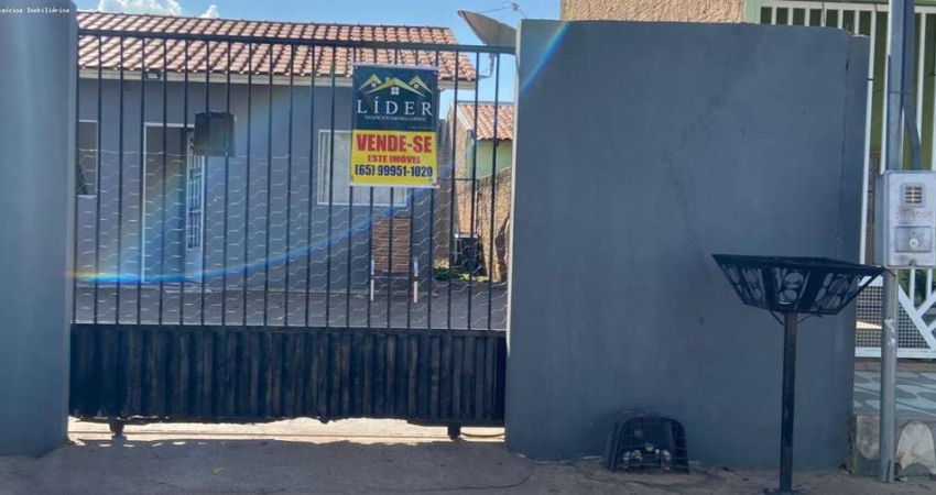 Casa para Venda em Cuiabá, Loteamento Salvador Costa Marques, 2 dormitórios, 1 banheiro, 3 vagas