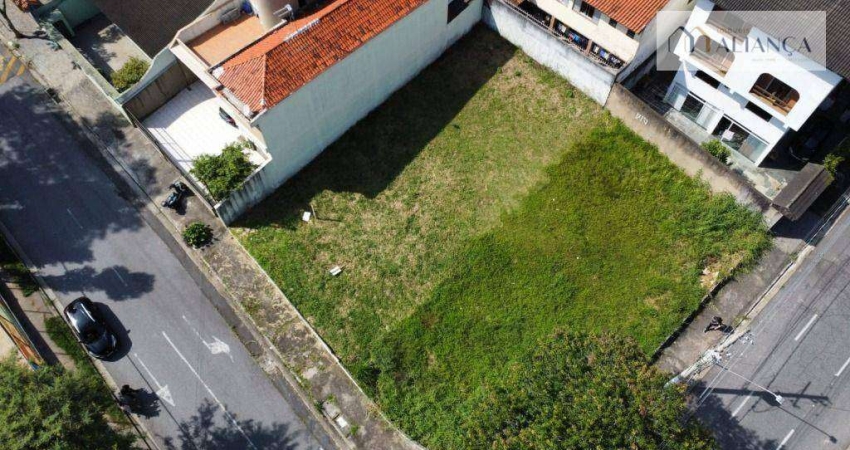Terreno à venda, 307 m² por R$ 579.000,00 - Parque dos Pássaros - São Bernardo do Campo/SP