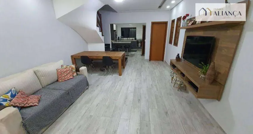 Sobrado com 3 dormitórios à venda, 160 m² por R$ 835.000,00 - Vila Planalto - São Bernardo do Campo/SP