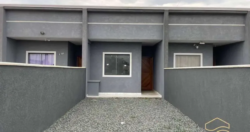 Casa geminada nº 02 com 2 dormitórios a venda em barra do sul - salinas