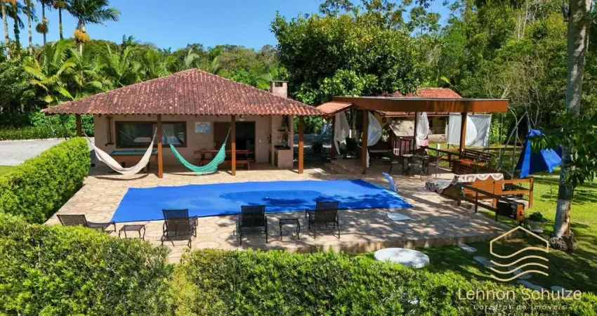 Chácara com 3.355m² a 1400 metros da lagoa-bal barra do sul-sc