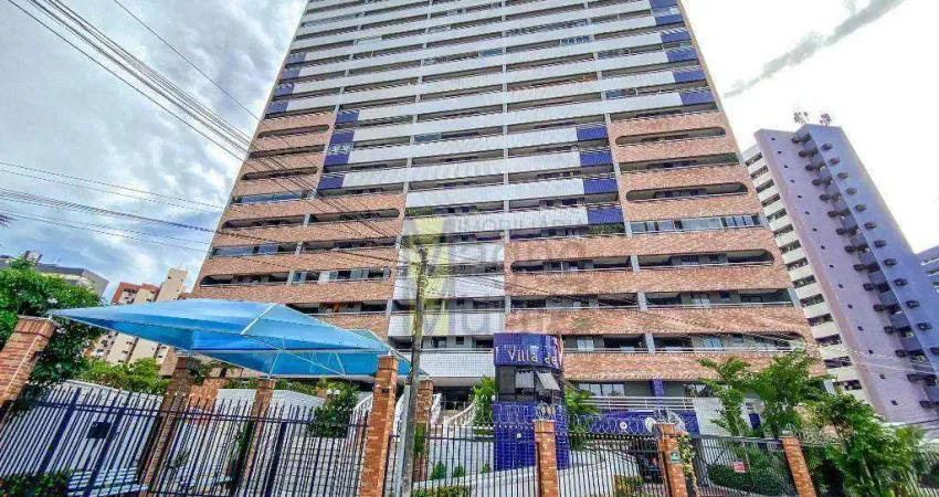 Apartamento com 3 dormitórios para alugar, 71 m² por R$ 3.494,32/mês - Cocó - Fortaleza/CE