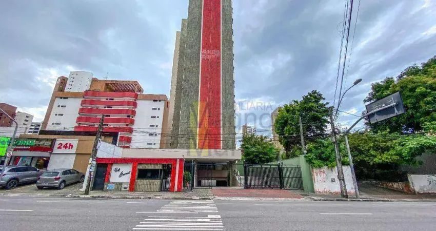 Edifício Cap Ferrat - Apartamento com 3 quartos para alugar, 137 m² por R$ 3.500/mês - Aldeota - Fortaleza/CE